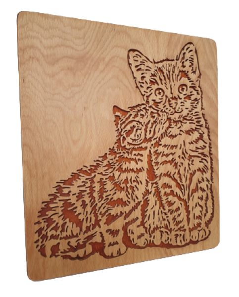 Wandbild Kuschelkatzen